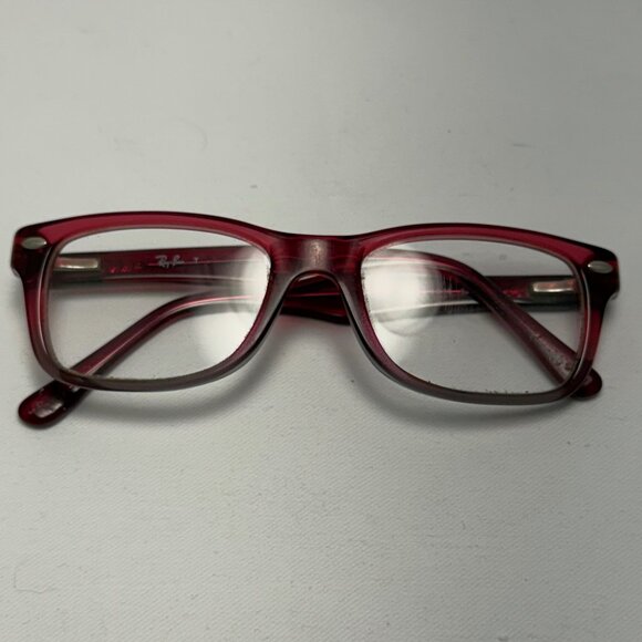 Ray-Ban Small Red Eyeglasses - Frames Only - Picture 3 of 9
